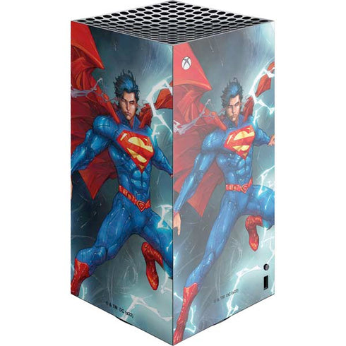 DC Comics Superman Heat Vision XBox Series X Digital Edition Console Skin